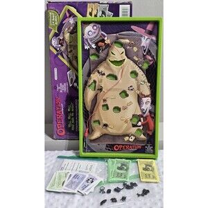 Operation Disney The Nightmare Before Christmas Board Game Tested Working Read